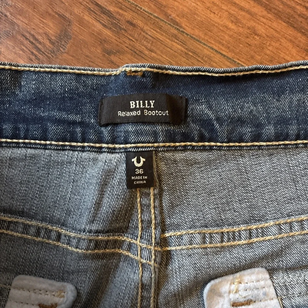 True Religion Billy Relaxed Bootcut Jeans Size 36 X 33.5 NWT